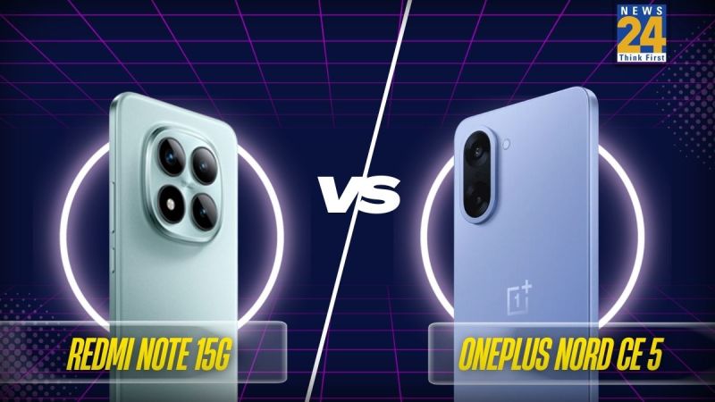Redmi Note 15g vs OnePlus Nord CE 5
