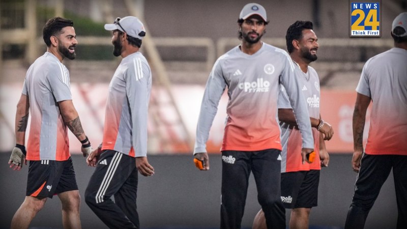Rishabh Pant with Team India