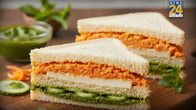 Tiranga Sandwich Recipe