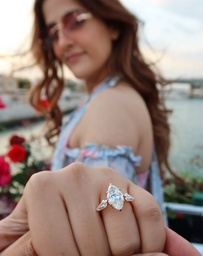 Nupur Sanon Engagement-1-2-3-4