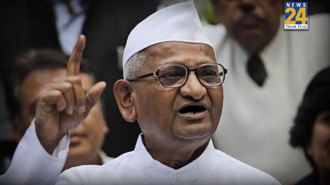 Anna Hazare on Hunger Strike