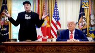 elon musk mocks trump