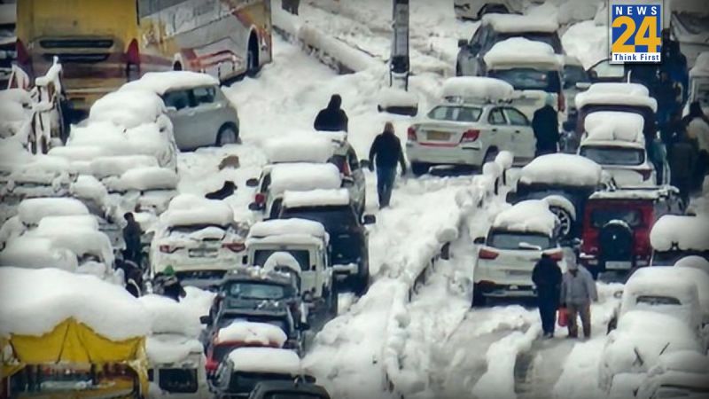manali traffic jam