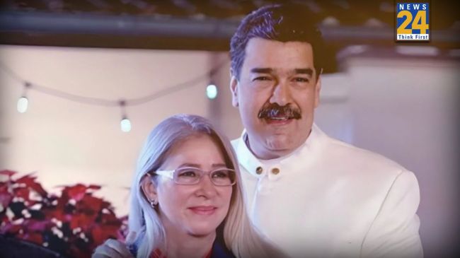 cilia flores and president nicolas maduro