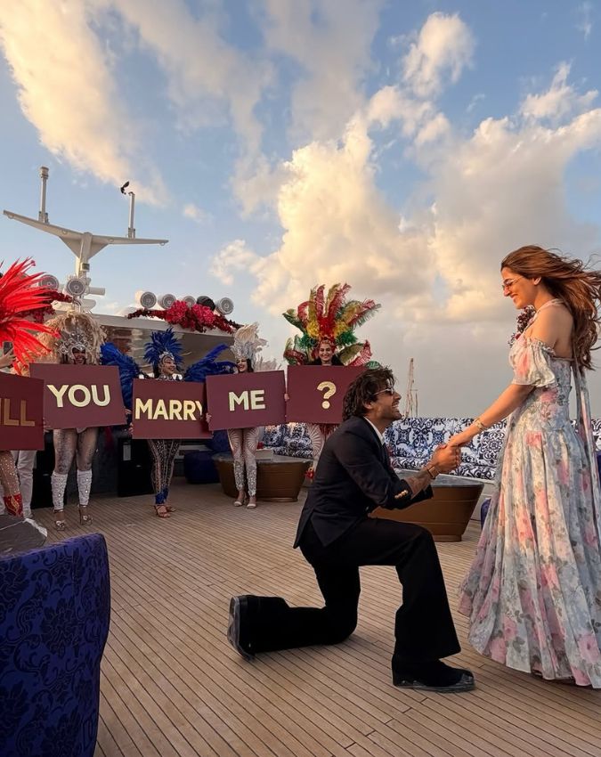 Nupur Sanon Engagement-1-2