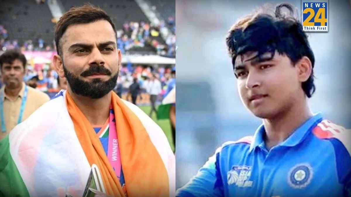 Vaibhav Suryavanshi and Virat Kohli Vaibhav Suryavanshi and Virat Kohli