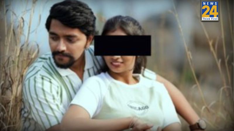 Kannada actor Dhanush Raj and wif