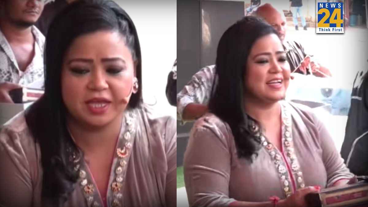 'काजू' के जन्म के 20 दिन बाद शूटिंग पर लौटीं भारती सिंह, पैप्स को बांटी मिठाइयां