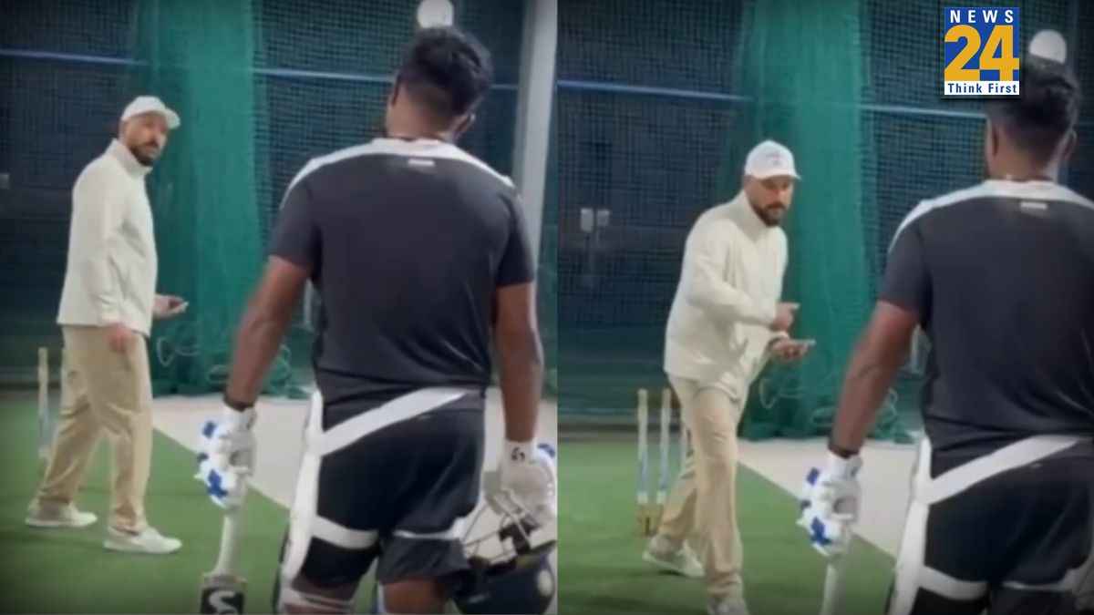 युवराज सिंह कोचिंग देते हुए