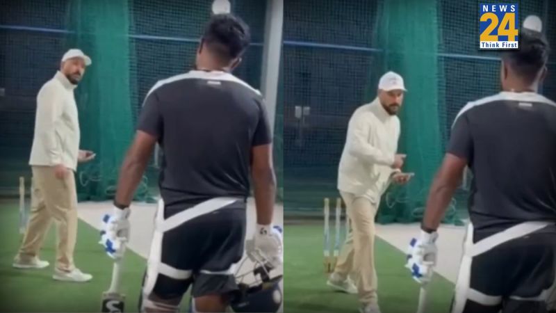 युवराज सिंह कोचिंग देते हुए