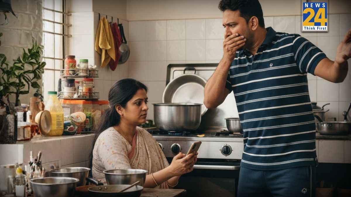 ghaziabad woman bit her husband tongue
