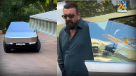 sanjay dutt with tesla