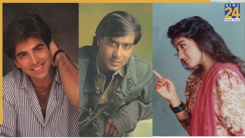 Ajay devgn akshay kumar raveena tandon Ajay devgn akshay kumar raveena tandon-1