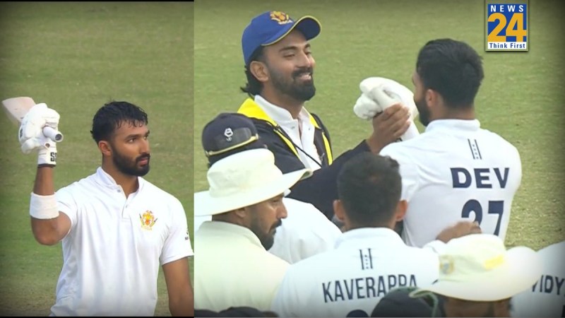 Devdutt Padikkal in Punjab vs Karnataka Match