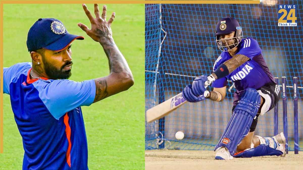 नामीबिया के खिलाफ मैच से पहले नेट में दिखा कप्तान सूर्या का अग्रेसिव अंदाज, हार्दिक पांड्या की गेंद को ऐसे किया स्मैश