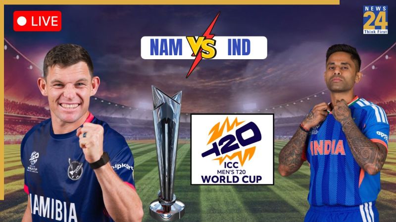 IND vs Namibia T20I World Cup 2026 Match Live