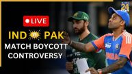 IND vs PAK Match Boycott Controversy Live