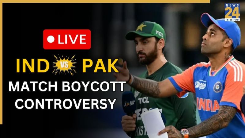 IND vs PAK Match Boycott Controversy Live