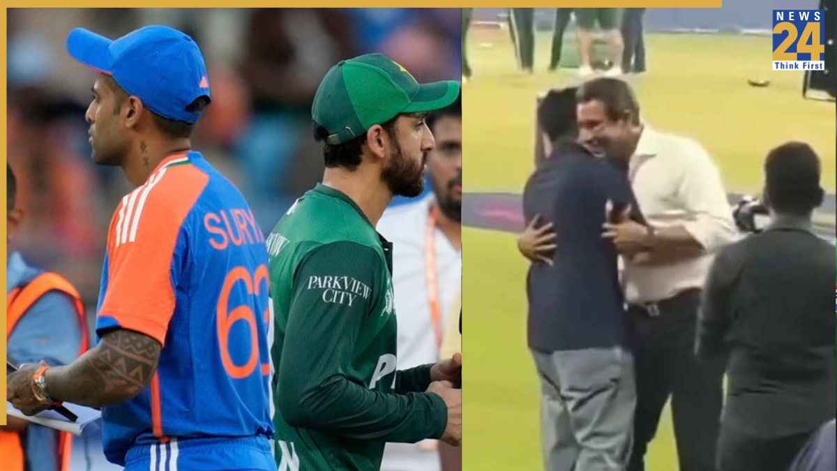 भारत-पाकिस्तान टीम के ‘No Handshake’ के बीच रोहित शर्मा ने लगाया पाकिस्तानी दिग्गज को गले, VIDEO वायरल