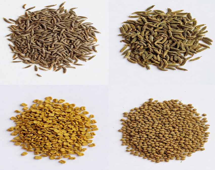 Jeera Ajwain Methi Saunf for Weight Loss-1-2-3-4