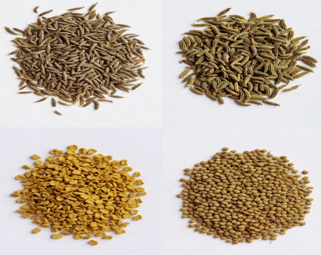 Jeera Ajwain Methi Saunf for Weight Loss-1-2-3-4