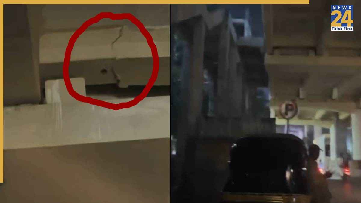 Mumbai R City Mall metro beam cracks