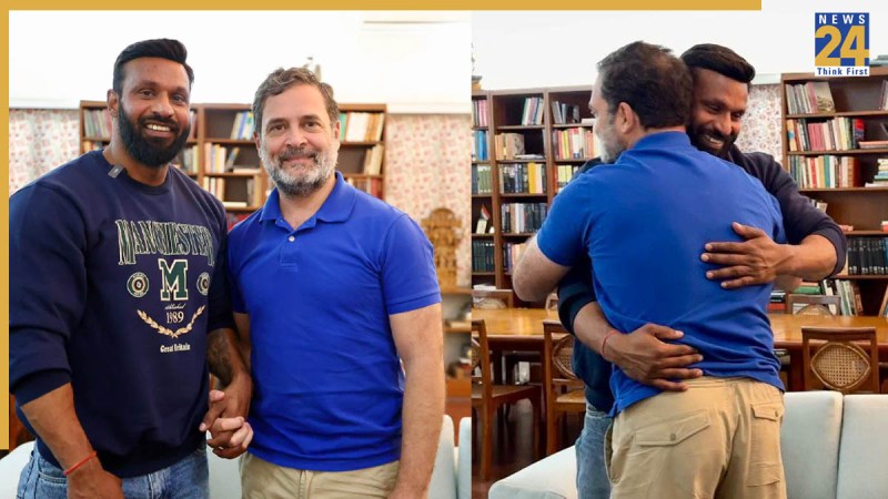rahul gandhi meets mohammad deepak