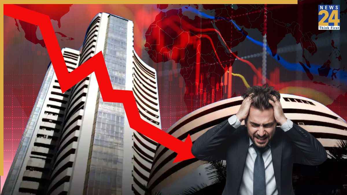 STOCK MARKET CRASH: शेयर बाजार में हाहाकार! आधे घंटे में डूबे 4 लाख करोड़, ये हैं बाजार में ग‍िरावट की 5 बड़ी वजहें