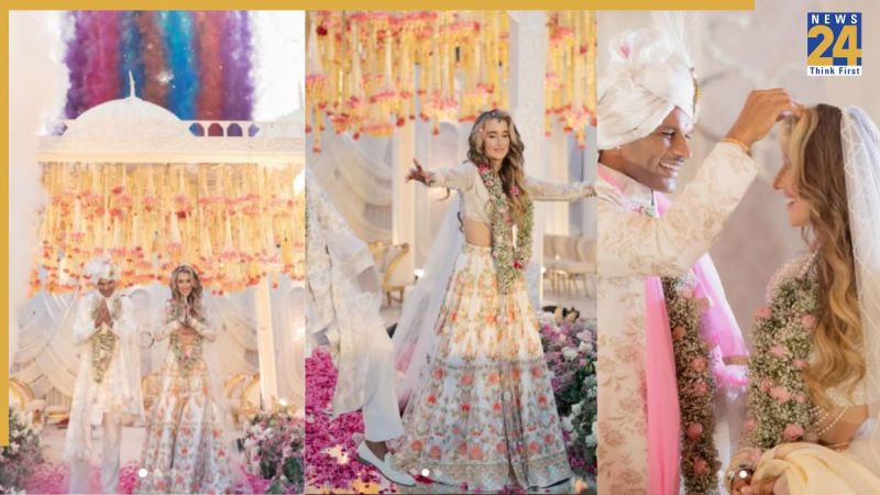 Sophie Shine Wedding Lehenga By Manish Malhotra