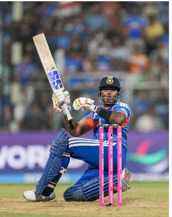 Suryakumar Yadav Scoop Shot -1-2-3