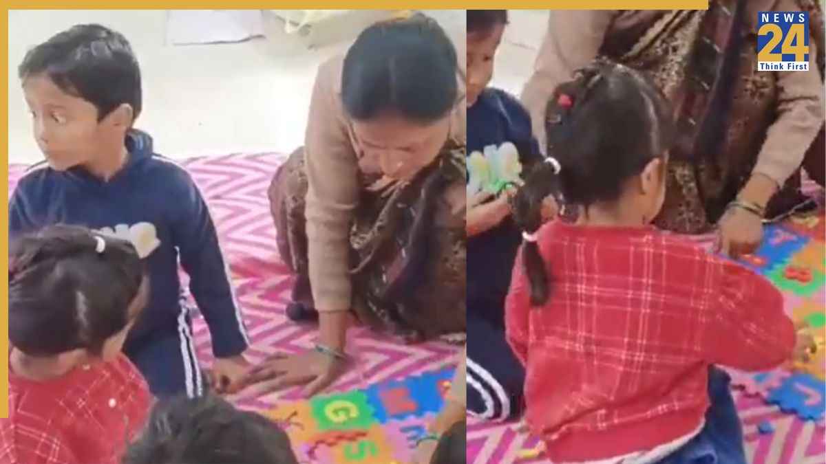 उत्तर प्रदेश के DM ने बेटी का आंगनवाड़ी में कराया दाखिला, सोशल मीडिया पर VIDEO हुआ जमकर वायरल
