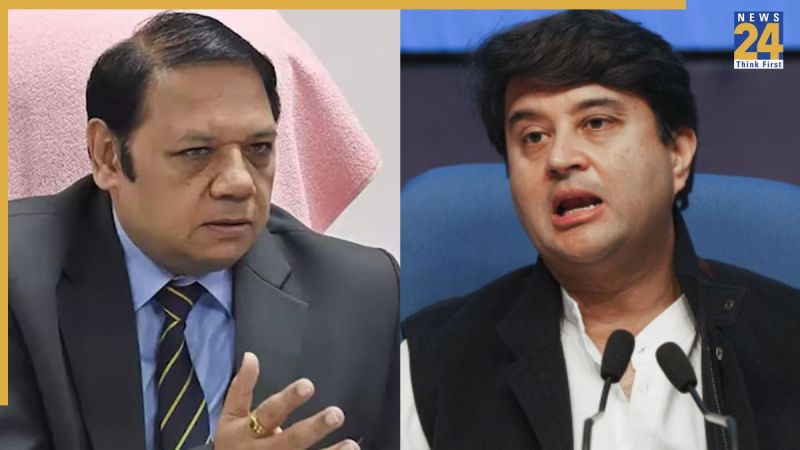 BSNL Director Vivek Banzal and Jyotiraditya Scindia