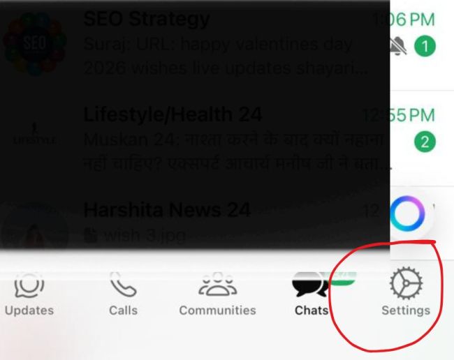 Whatsapp online offline-1-2-3-4-5