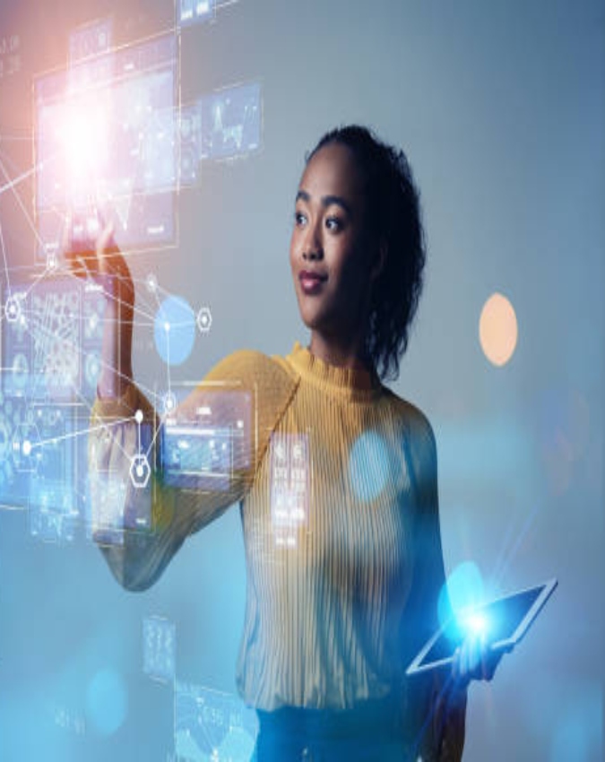 Asian businesswoman using AI on lapto -1-2-3-4