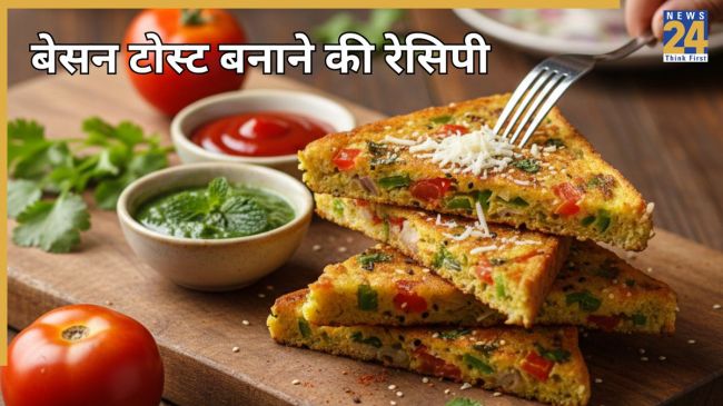 besan toast recipe