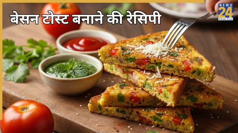 besan toast recipe