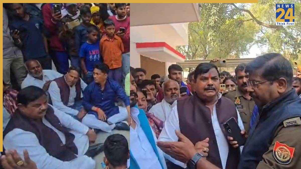 UP में बेबस दिखे BJP विधायक? अपनी ही सरकार की पुलिस से परेशान MLA को देना पड़ा धरना