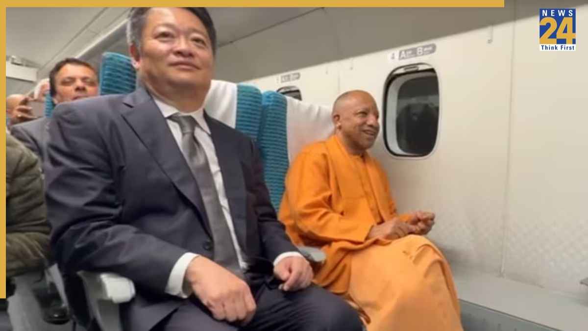 जापान की मैग्लेव ट्रेन में सवार CM योगी, 500 किमी/घंटे की स्पीड ने किया हैरान