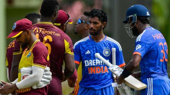 India vs West Indies-1-2