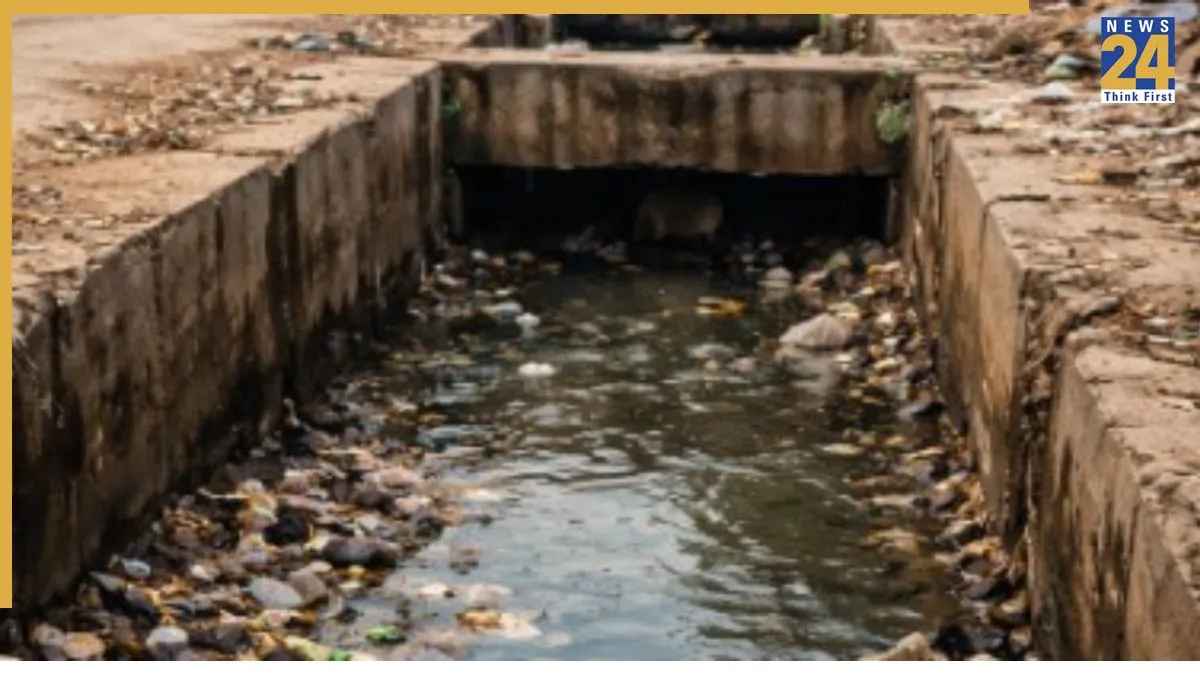 जनकपुरी के बाद रोहिणी में गड्ढे ने निगली एक और जान, दोस्त के साथ जा रहा शख्स सीवर में गिरा