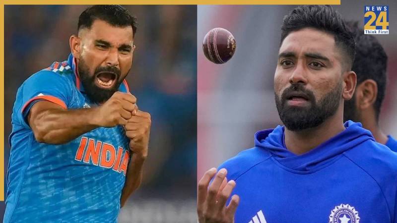 shami-siraj Mohammed Shami and Mohammad Siraj