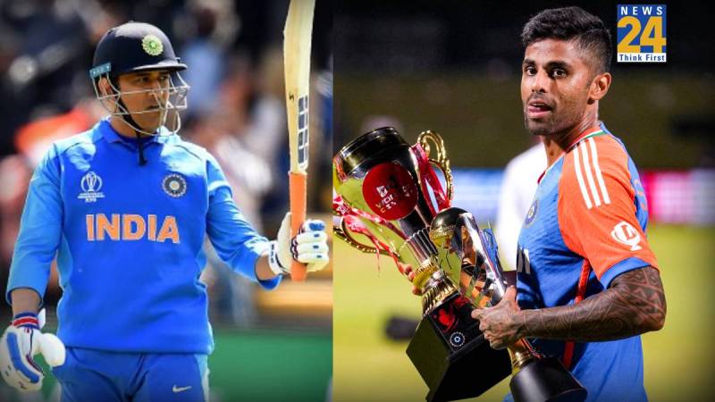 MS Dhoni and Suryakumar Yadav
