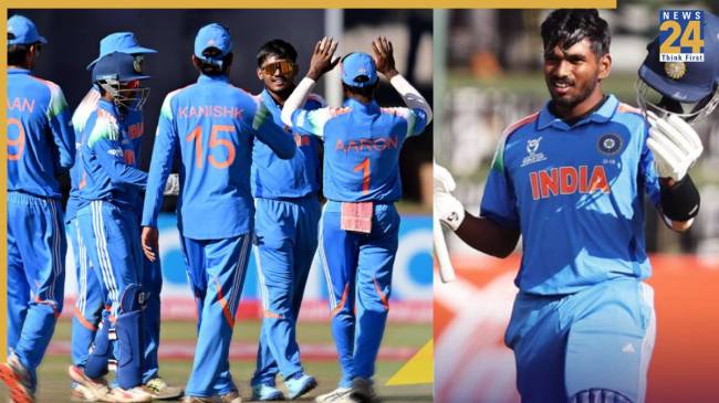 IND U19 vs AFG U19 World Cup Semifinal