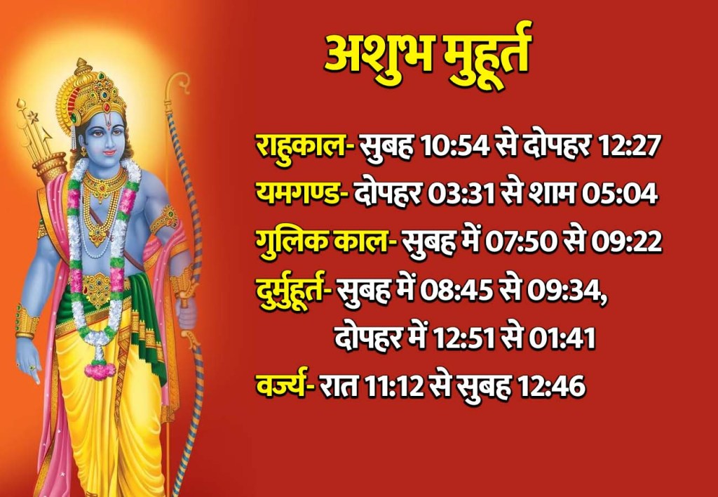 27 March 2026 Ka Ashubh Muhurat