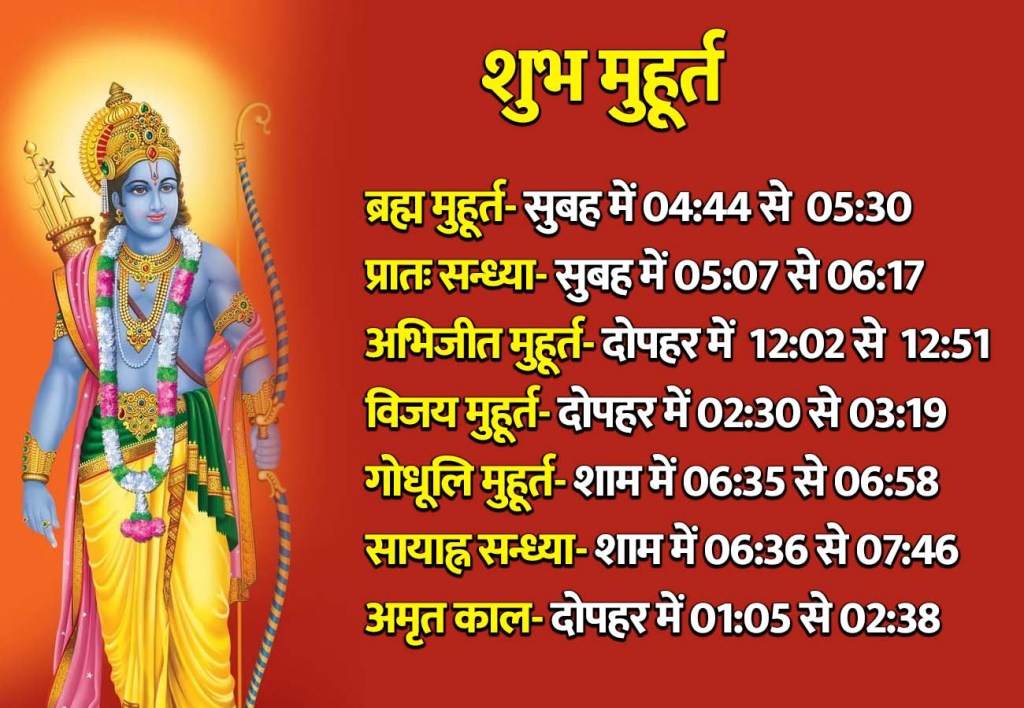 27 March 2026 Ka Shubh Muhurat