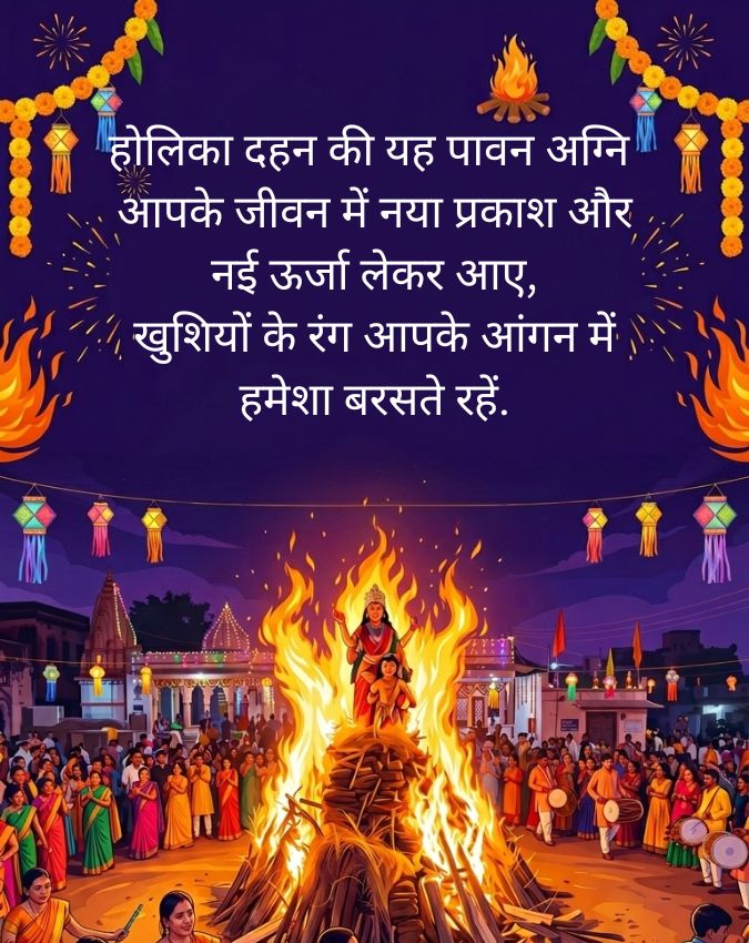 Holika Dahan Wishes In Hindi-1-2-3