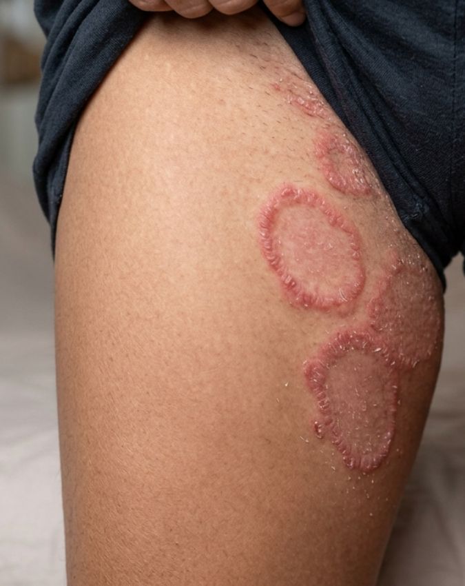 Rash And Bumps On Inner Thigh-1-2