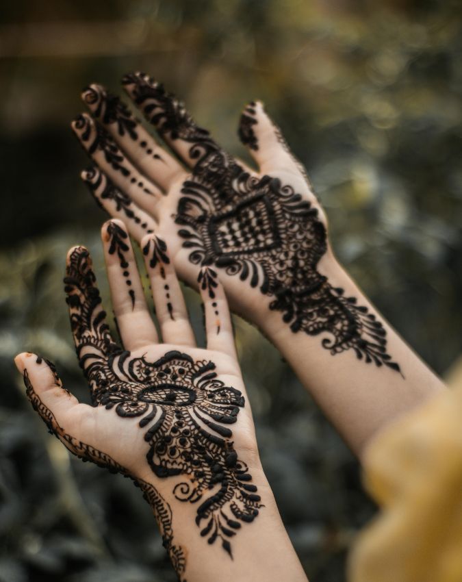 Simple Navratri Mehndi Designs-1-2-3-4-5-6-7