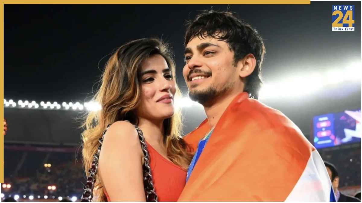 Aditi Hundia with Ishan Kishan