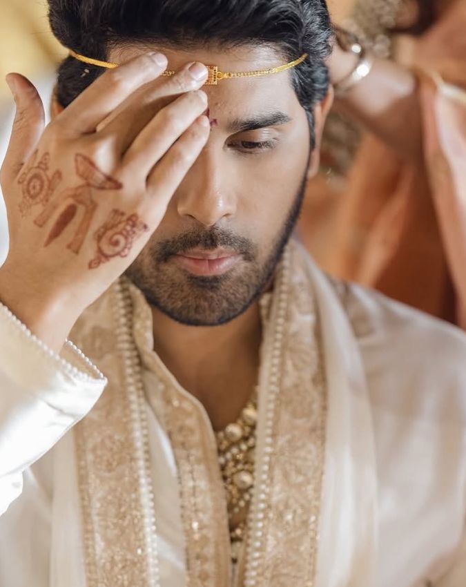 Allu Arjun Brother Allu Sirish, Allu Sirish Nayanika Reddy Wedding Pics-1-2-3-4-5-6